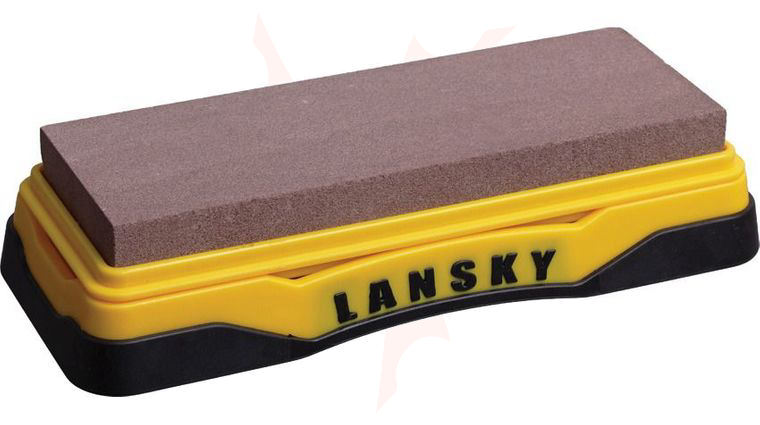 Lansky 6 inch x 2 inch Natural Whetstone - Medium