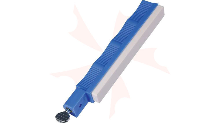 Lansky Hyper Fine Hone Polishing Sharpening Stone - Metallic Blue Holder