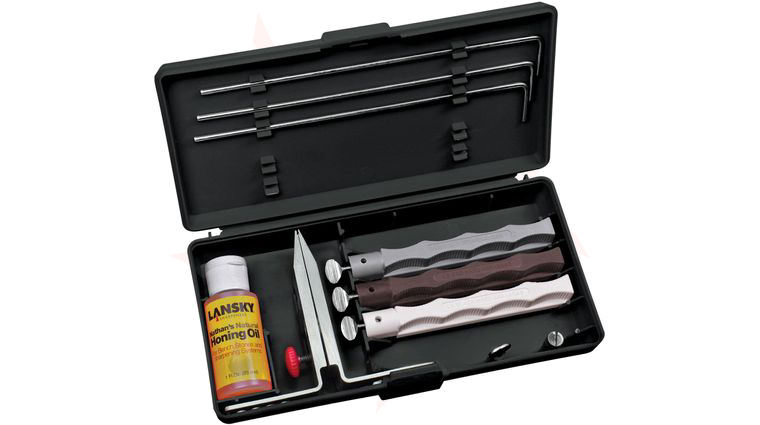 Lansky Natural Arkansas Knife Sharpening System