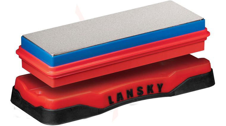 Lansky 6 inch x 2 inch Double-Sided Diamond Benchstone - Coarse/Fine