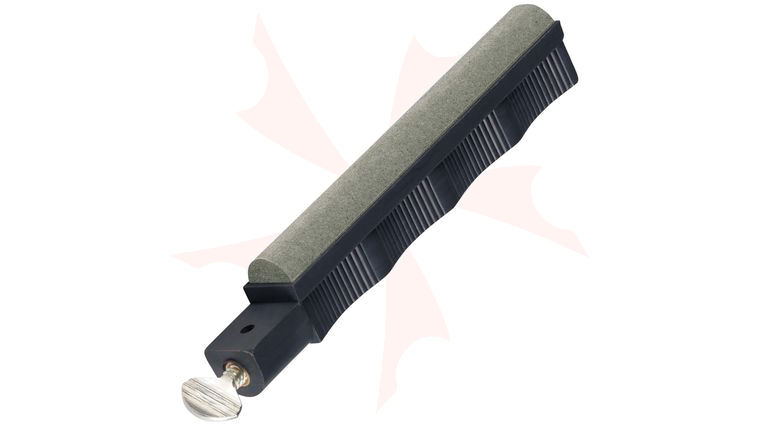 Lansky Curved Blade Coarse Sharpening Hone - Black Holder