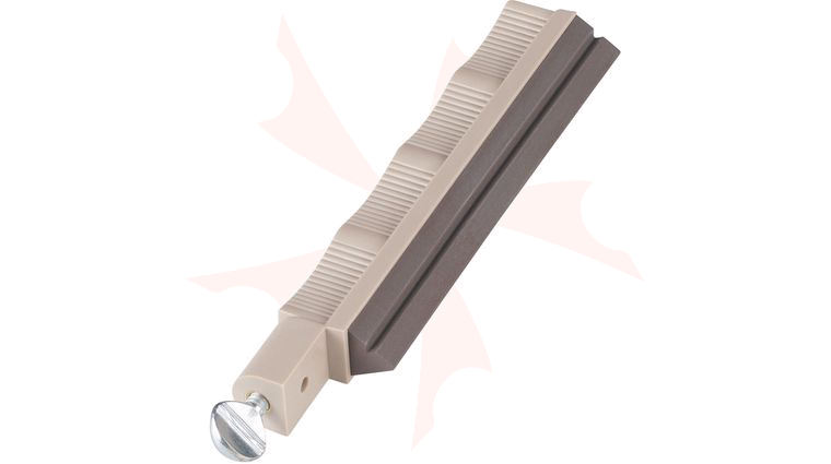 Lansky Medium Serrated Sharpening Hone - Tan Holder