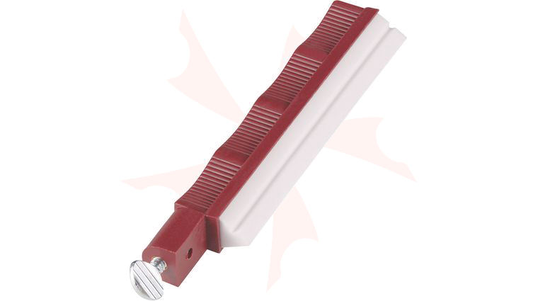 Lansky Fine Serrated Sharpening Hone - Maroon Holder