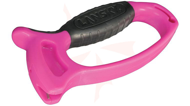 Lansky Pink Deluxe Quick Edge Carbide Knife Sharpener