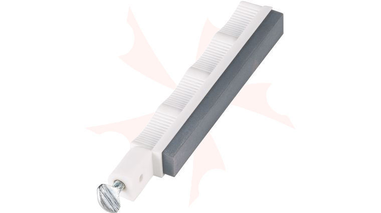 Lansky Natural Black Hard Arkansas Sharpening Hone - White Holder