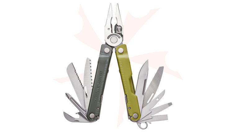 Leatherman Rebar Full-Size Multi-Tool, Mossy Slate, Stainless Steel