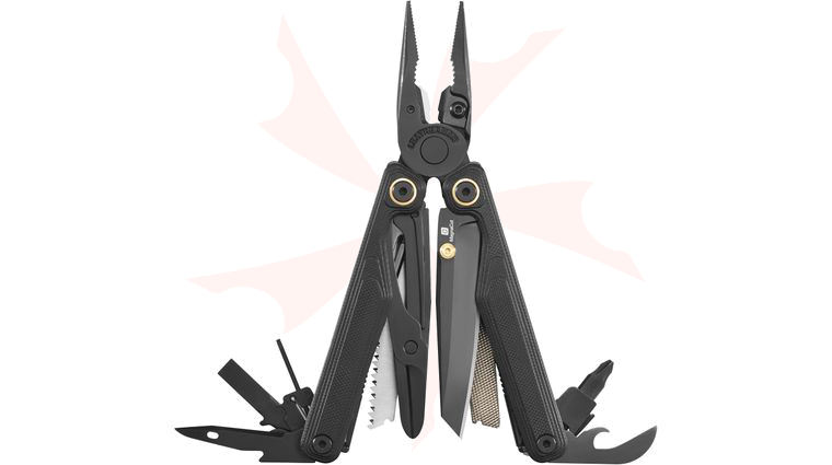 Leatherman Wave Alpha Full-Size Multi-Tool, MagnaCut Blade, Obsidian Black G10 Handles