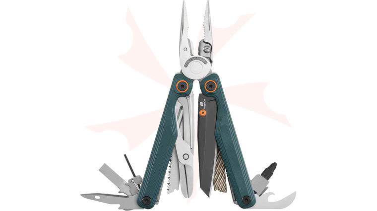 Leatherman Wave Alpha Full-Size Multi-Tool, MagnaCut Blade, Cascadia Green G10 Handles