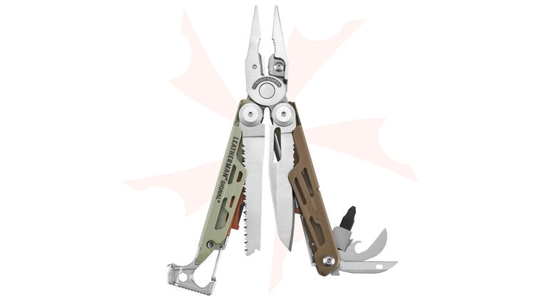 Leatherman Signal Full-Size Multi-Tool, Mesa Verde 4-Color, Nylon Sheath, Safety Whistle, Ferrocerium Rod and Diamond Sharpener