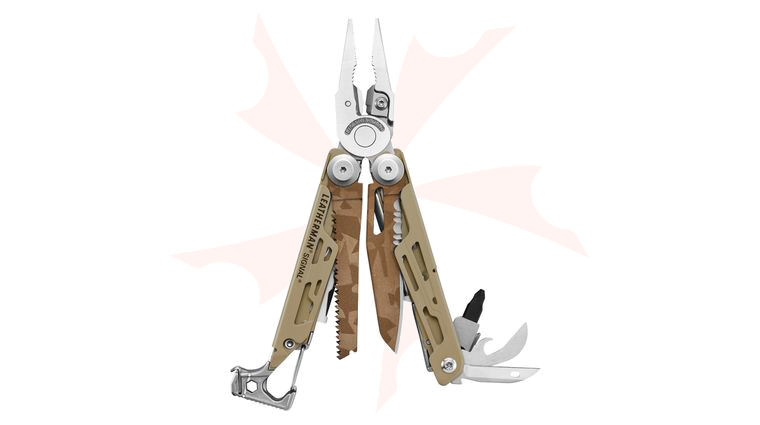 Leatherman Limited Edition Signal Full-Size Multi-Tool, Sandstorm Finish, Nylon Sheath, Safety Whistle, Ferrocerium Rod and Diamond Sharpener
