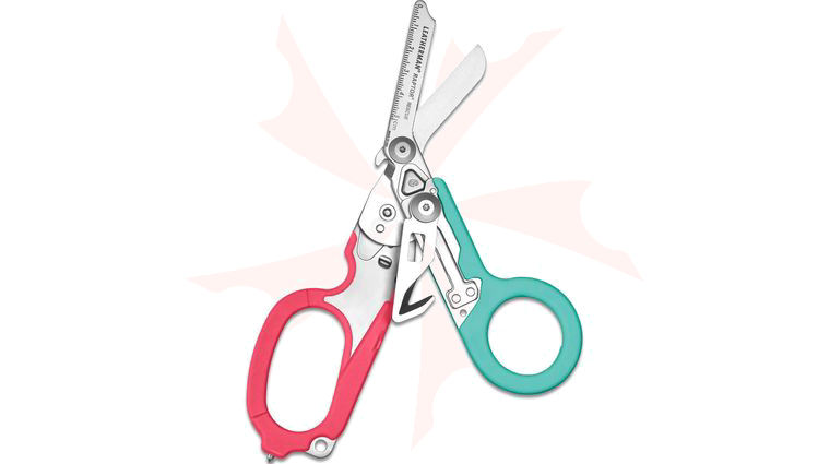 Leatherman Raptor Rescue Medical Shears Full-Size Multi-Tool, South Beach (Pink/Green), Utility Holster
