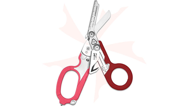 Leatherman Raptor Rescue Medical Shears Full-Size Multi-Tool, Raspberry Rose, Utility Holster
