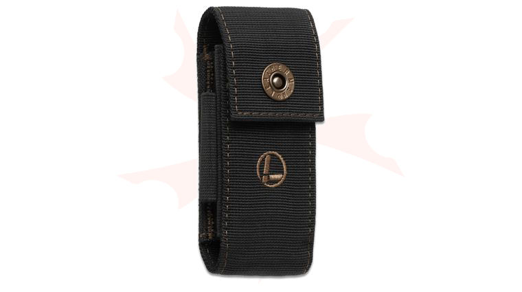Leatherman Nylon Sheath w/ Pockets, Black with Bronze Stitching