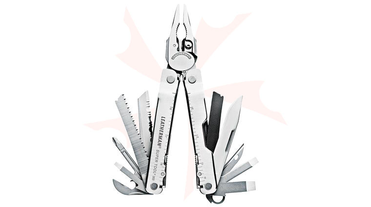 Leatherman Super Tool 300 Heavy-Duty Multi-Tool, Stainless, Sheath Not Included