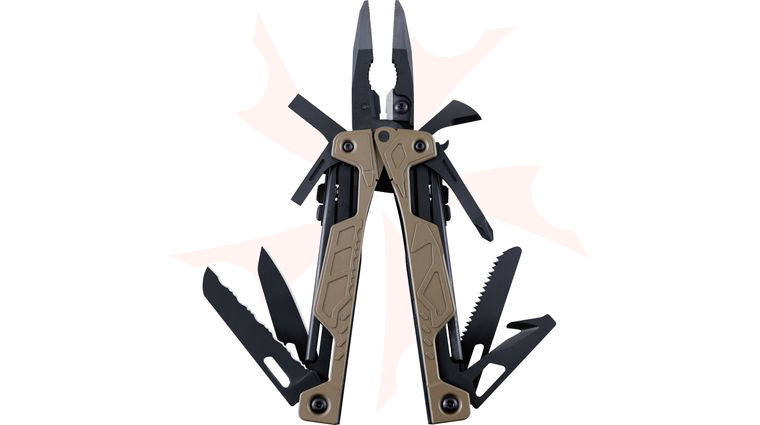 Leatherman OHT Heavy-Duty Multi-Tool, Tan, Black MOLLE Sheath