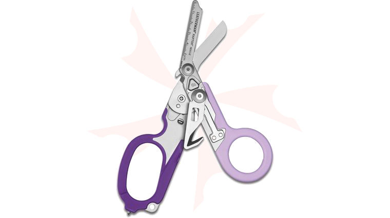 Leatherman Raptor Rescue Medical Shears Full-Size Multi-Tool, Orchid (Purple), Utility Holster