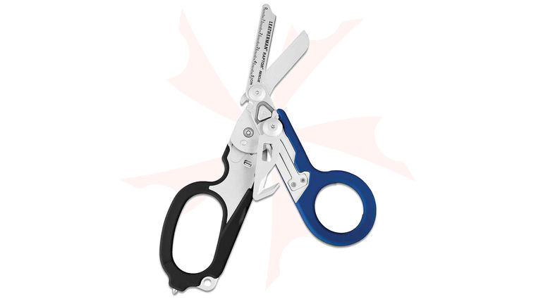 Leatherman Raptor Rescue Medical Shears Full-Size Multi-Tool, Blue/Black, Utility Holster