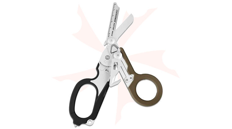Leatherman Raptor Rescue Medical Shears Full-Size Multi-Tool, Coyote/Black, Molle Holster