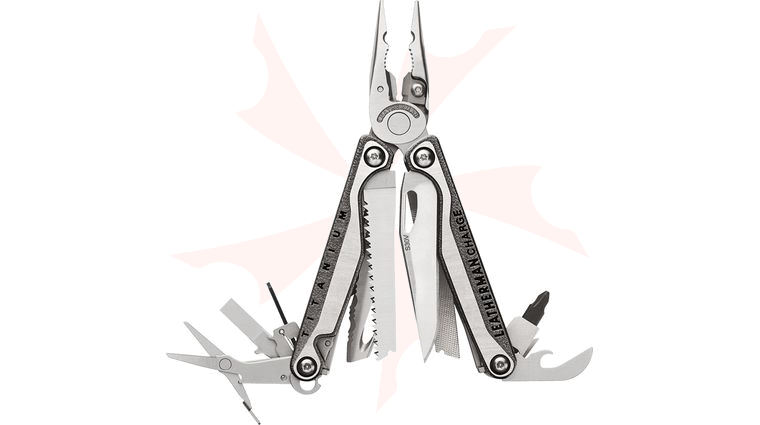 Leatherman Charge Plus TTi Full-Size Multi-Tool, S30V Blade, Black, Black Nylon Sheath