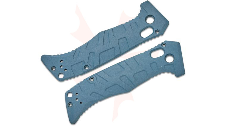 Lex Customs Benchmade 273 Mini Adamas Titanium Scales, Turtle, Blue Titanium, Knife Not Included