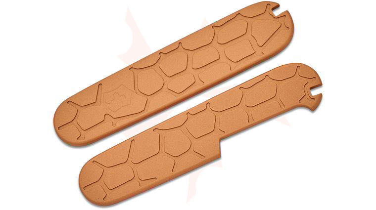 Lex Customs Victorinox Swiss Army 91mm Titanium Scales, Lizard, Copper, Knife Not Included