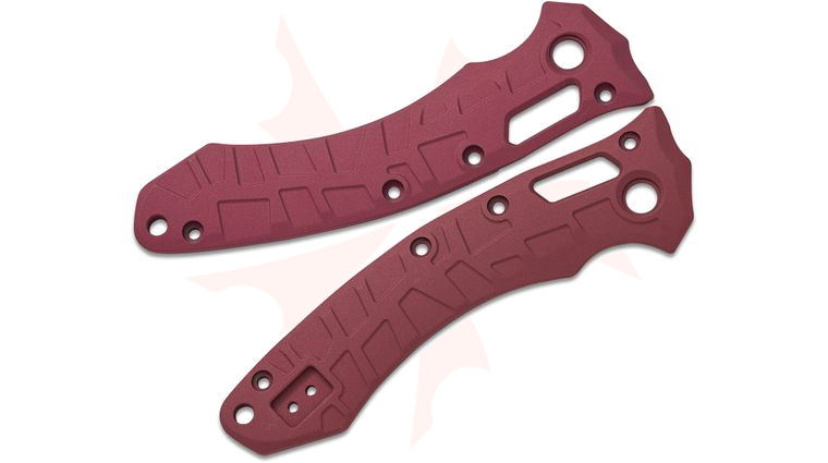Lex Customs Microtech Amphibian Titanium Scales, Turtle, Cranberry Frost, Knife Not Included