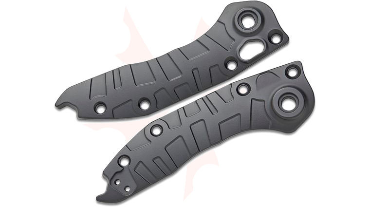 Lex Customs Microtech AUTO Stitch Titanium Scales, Flat, Armor Black, Knife Not Included