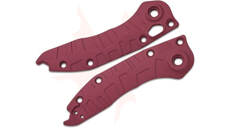 Lex Customs Microtech AUTO Stitch Titanium Scales, Turtle, Cranberry Frost, Knife Not Included