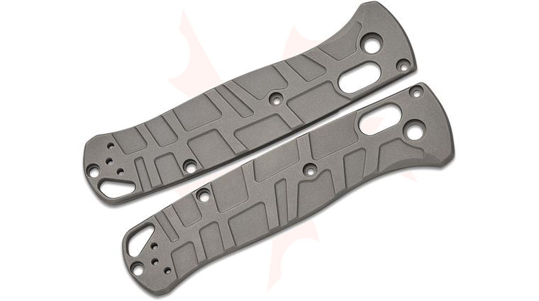 Lex Customs Benchmade 535 Bugout Titanium Scales, Turtle, Bead Blasted, Knife Not Included
