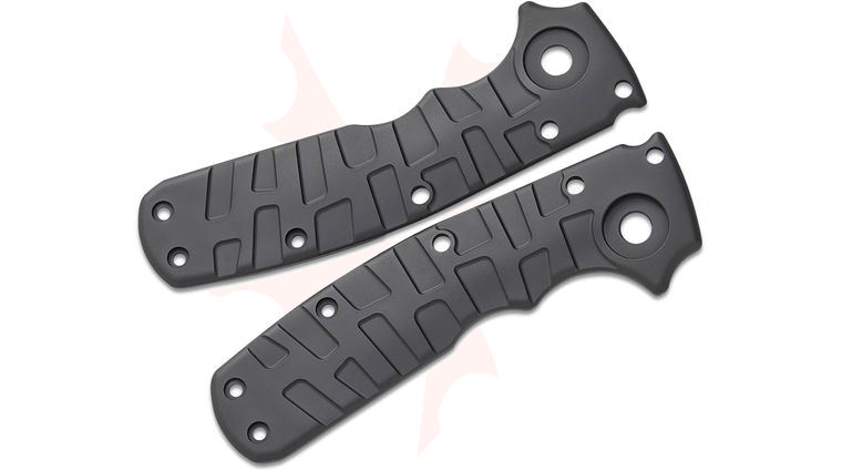 Lex Customs Demko Shark-Cub Titanium Scales, Flat, Armor Black, Knife Not Included