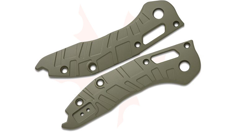 Lex Customs Microtech Stitch Titanium Scales V2, Turtle, OD Green, Knife Not Included
