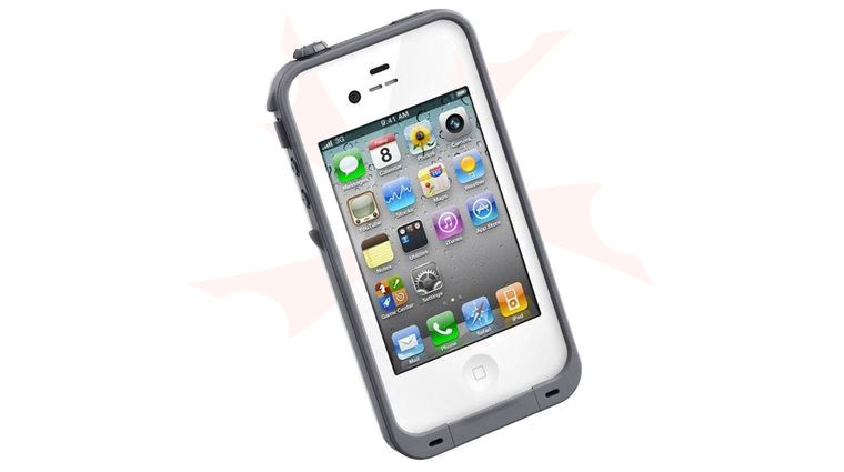 LifeProof Waterproof Case for the Apple iPhone 4S / 4, White