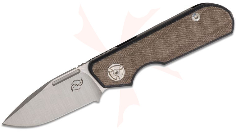 Liong Mah Designs Traveler Double Detent Slipjoint Folding Knife 2.7 inch M390 Spear Point Blade, Black G10 Handles with Green Canvas Micarta Inlays