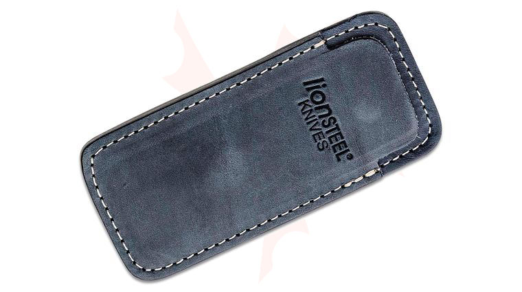 LionSteel Vertical Blue Leather Sheath with Clip