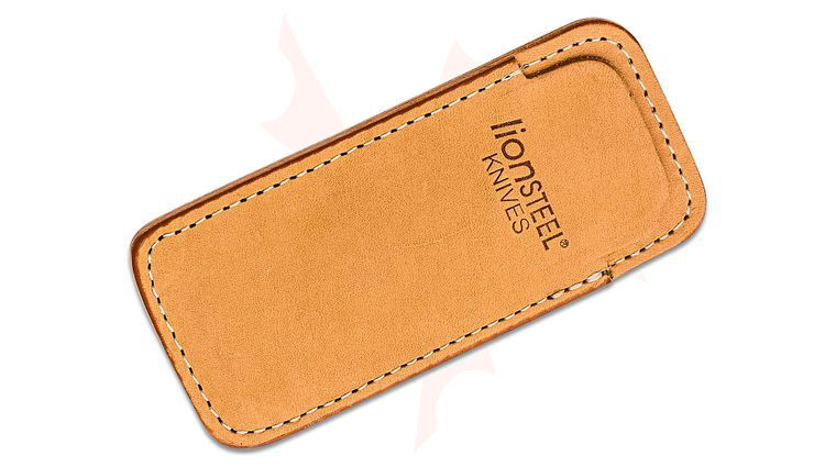 LionSteel Vertical Sand Leather Sheath with Clip