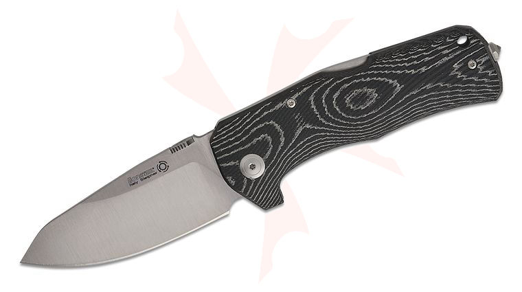 LionSteel TM1 MS Folding 3.54 inch Satin Sleipner Steel Blade, One Piece Micarta Handle