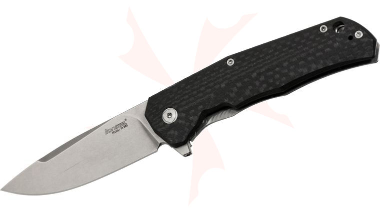 LionSteel TRE Three Rapid Exchange Folder 2.91 inch M390 Blade, Carbon Fiber/Matte Titanium Handles
