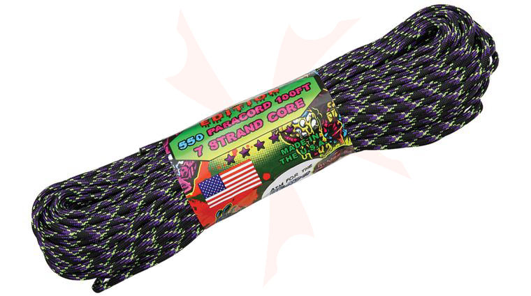 Atwood Rope 550 Paracord, Undead, 100 Feet, Zombie Edition