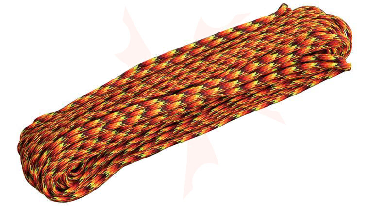 Atwood Rope 550 Paracord, Fireball, 100 Feet