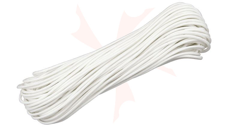 Marble's 550 Paracord, White, 100 Feet