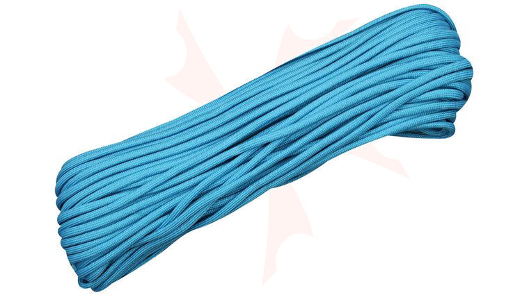 Marble's 550 Paracord, Neon Turquoise, 100 Feet