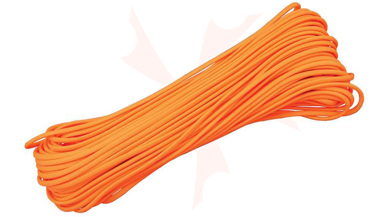Atwood Rope 550 Paracord, Neon Orange, 100 Feet