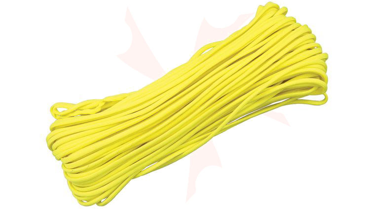Atwood Rope 550 Paracord, Yellow, 100 Feet
