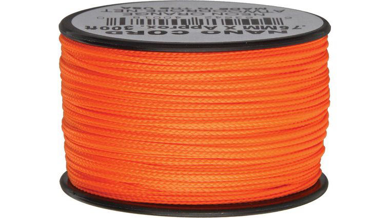 Atwood Rope Nano Cord, Neon Orange, 300 Feet