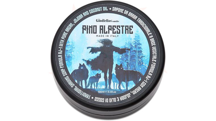 The Goodfellas' Smile Shave Soap, 3.4 oz. Tub, Pino Alpestre