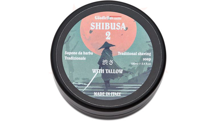 The Goodfellas' Smile Shave Soap, 3.4 oz. Tub, Shibusa 2 with Tallow