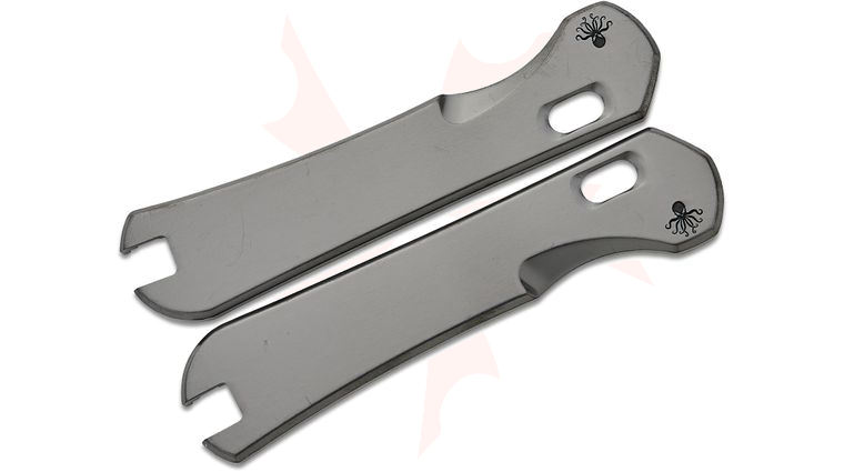 Piratech Knives Hand Satin Black DLC Titanium Scales