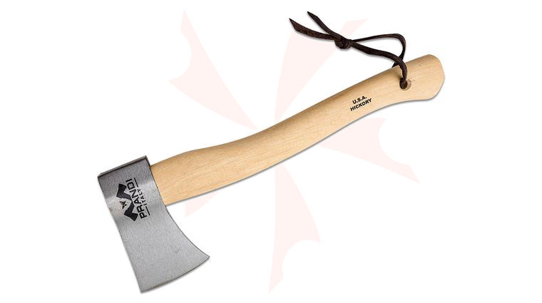 Prandi 15 inch Yankee Hatchet, Satin Carbon Steel Head, American Hickory Handle