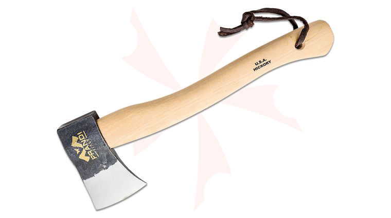 Prandi 15 inch Yankee Hatchet, Carbon Steel Head, American Hickory Handle