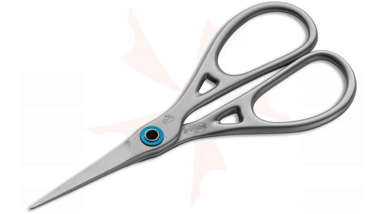 Premax Ring Lock System Men's Manicure Moustache (Mustache) Scissors, Straight Blades